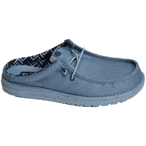 WALLY SLIP CANVAS Bleu