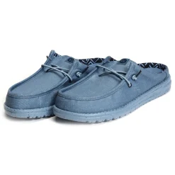 WALLY SLIP CANVAS Bleu