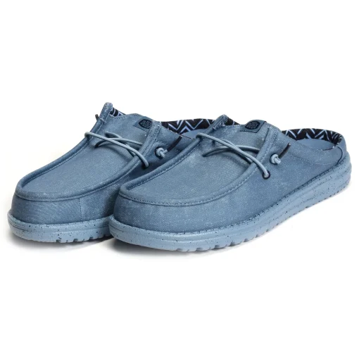WALLY SLIP CANVAS Bleu