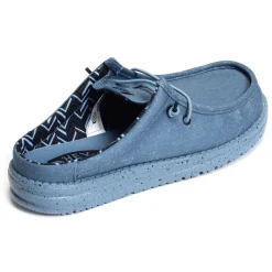 WALLY SLIP CANVAS Bleu