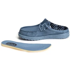 WALLY SLIP CANVAS Bleu