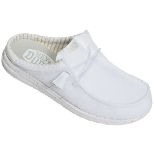 WALLY SLIP STRETCH SOX Blanc
