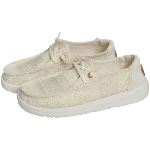 WENDY CROCHET LACE Blanc Or